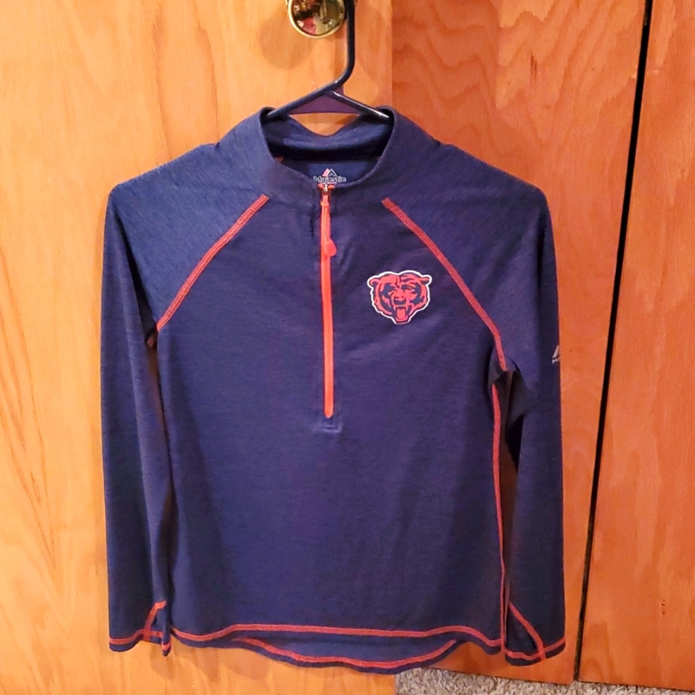Majestic Fan Fashion Small Blue Chicago Bears Shirt